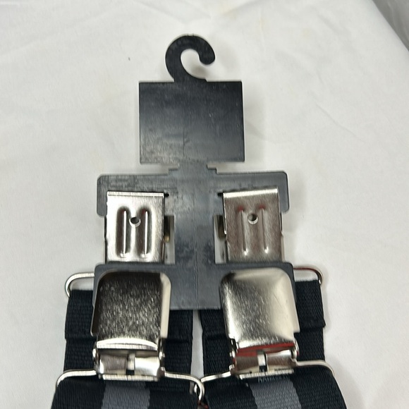 NWT CARHARTT black and gray striped flex adjustable suspenders. Size 52. - Picture 9 of 10